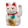 ANGGREK Lucky Cat with Waving Arm Solar Powered Lucky Cat