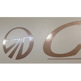 MONACO CAYMAN MONACO RV DECAL LOGO LEGEND 30.5x6" BRONZE MOTORHOME CAMPER TRAILER