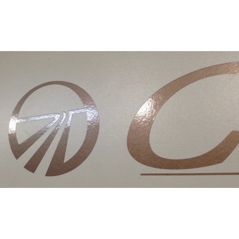 MONACO CAYMAN MONACO RV DECAL LOGO LEGEND 30.5x6" BRONZE MOTORHOME