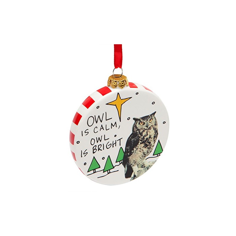 Enesco Hoots N Howlers 10cm Owl is Quiet