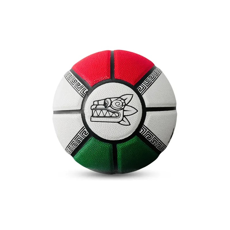 Balón Basquet Piel Sintética Crossover Mexicano Talla 7 Color Tricolor