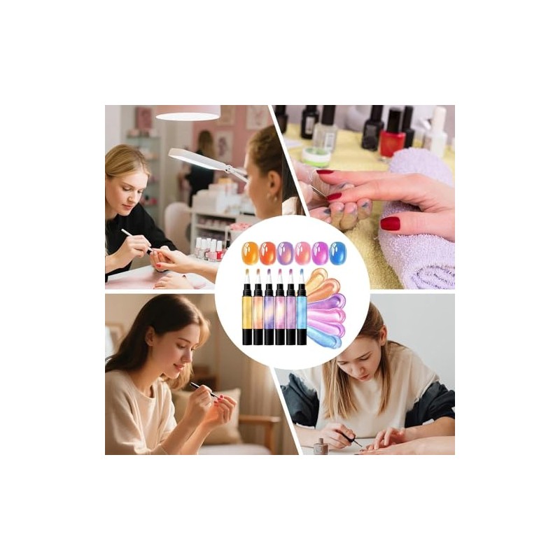 Uñas de Gel 6 Piezas de Herramientas de Secado Rápido