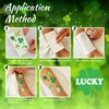 winthrop 100 Pcs Shamrock Temporary Tattoos for Kids, Safety Waterproof