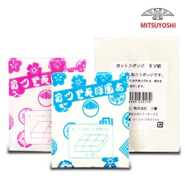 Mitsuyoshi Genuine Natural Latex Sponge 3CUT / 6CUT / 8CUT, 8CUT / 미쯔요시 정품 천연 라텍스 스펀지 3CUT / 6CUT / 8CUT, 8CUT
