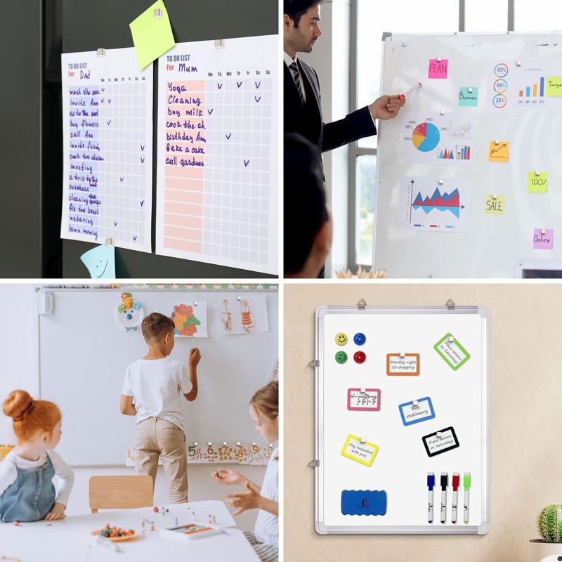 60 Pack Strong Neodymium Magnets - Small Square Magnets for