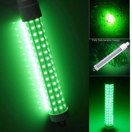 Unbranded 50000Lumens 12V 120 LED Green Underwater Fishing Light Lamp Fish Attract 5m