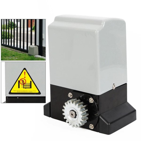 Unbranded 1400LBS Electric Automatic Sliding Gate Opener Door Operator&Remot