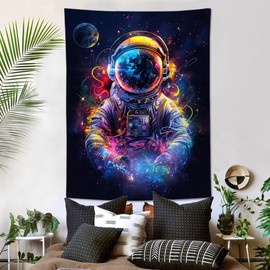 Jerkboo Spaceman Tapestry for Bedroom Decor - Astronaut Wall Hanging