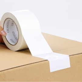 CHUANGSEED 1-Pack White Heavy Duty Duct Tape 3" x 55Yds(75mmX50m) Strong Tape Residue Free Wide Duct Tape Crafts and Repair