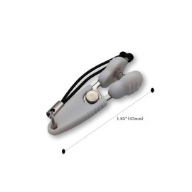 generic Ultra Tiny Travel Scissors, Sharp Stainless Steel Blade, TSA-Compliant Keychain Scissors, Spring Loaded Blunt Tips