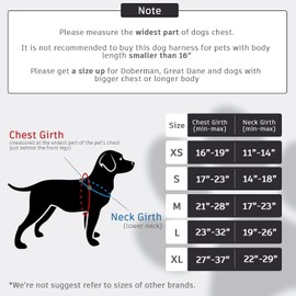 HUSDOW Service Dog Vest Harness, No Pull in Trainning Dog Harnesses with Handle & 5ft Dog Leash, Adjustable and Reflective No Chock for Small Medum Large Pets Walking and Running(Black, S)