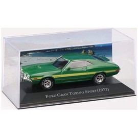 MAG PP09 1:43 Gran Torino Sport (1972) in Green - American Car Collection Diecast Model Replica
