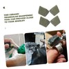 Mobestech 1bag Triangle Abrasive Polishing Media for Projects Buffing Grit