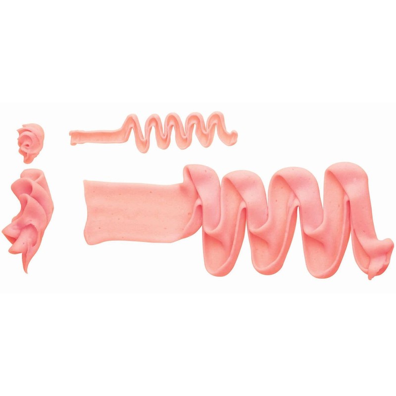 KitchenCraft Sweetly Does It Medium Piping Nozzle, Ruffle Tip, Stainless