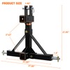 Sulythw 3 Point Hitch with Dual 2” Receiver, Quick Hitch