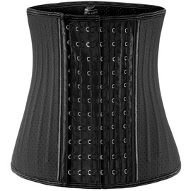 ECOWALSON Waist Trainer for Women Corset Cincher Body Shaper Girdle Trimmer with Steel Bones Extender