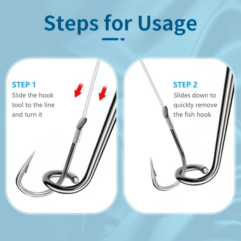Quick Fish Hook Remover Tool 3 Set Fishhook Easy Removal