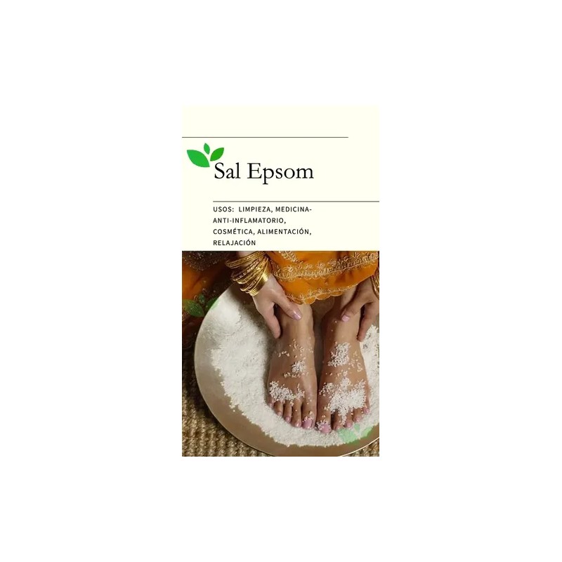 Sal Epsom Sulfato De Magnesio 1 Kilo