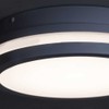 Kanlux LED Ceiling Light 24W Waterproof IP54 Round Φ260mm Graphite