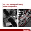 TIGERSGATE 1 1/2"" Chrome Billet Handlebar Frame Mount Clutch Cable