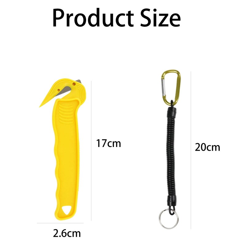 Box Opener, 2 Portable Box Openers with 2 Retractable Straps,
