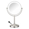Conair Lighted Makeup Mirror, Double-Sided LED Vanity Mirror with 1X/10X