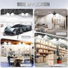 TOPAUBUB Garage Light 8 Pack 120W, 12000LM LED Lights for