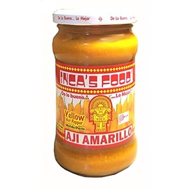 Inca's Food Aji Amarillo - Yellow Hot Pepper Molido/paste 10.5oz - Product of Peru