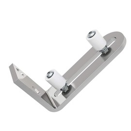 SHINEOFI 1Pc Floor Guide Swing Stop for Barn Doors Durable Door Stopper for Sliding Doors Silent Operation Heavy Duty Design Compatible with Grooved and Non Grooved Doors