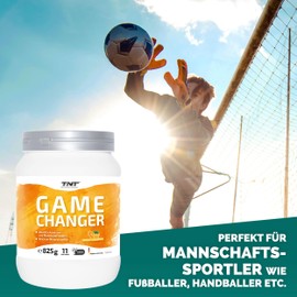 TNT Game Changer (825g) • Like an Isotonic Electrolyte Drink • With Calcium, Magnesium, Potassium and More • Vitamins & Minerals • 100% Vegan • Orange Flavour
