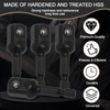 Murtenze 5PCS 1/2 Impact Socket Adapter Kit, Black Socket Adapter