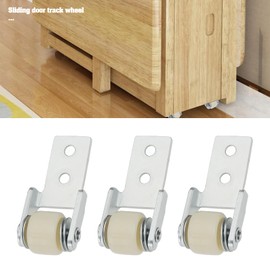 YINETTECH 8pcs 15mm Diameter Sliding Door Track Guide Wheel Sliding Door Track Roller Wheel for Dining Table Closet Doors Glass Door