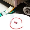 31.5cm 12AWG Car Fuse Holder TPE PVC with Manual Reset