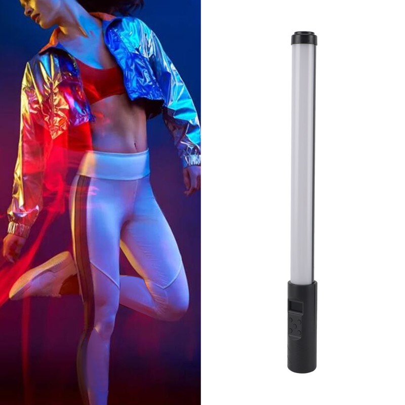 RGB LED Light Wand 3000K to 6000K 2600mAh Rechargeable Dimmable