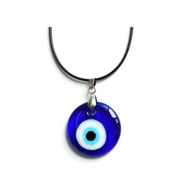 Binami 1 Pc Evil Eye Lucky Necklace Turkish Blue Eye Kabbalah Adjustable Amulet Nazar Friendship Gift for Women Men
