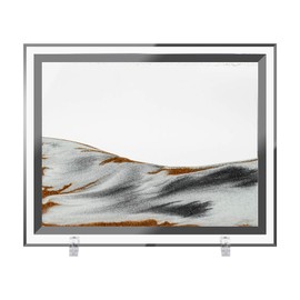 Coitak Moving Sand Art Picture, Dynamic Sand Picture, Golden Desktop Sand Art for Home Decor and Office