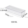 AIYoo Transparent Flatware Tray Kitchen Drawer Organizer With Lid -