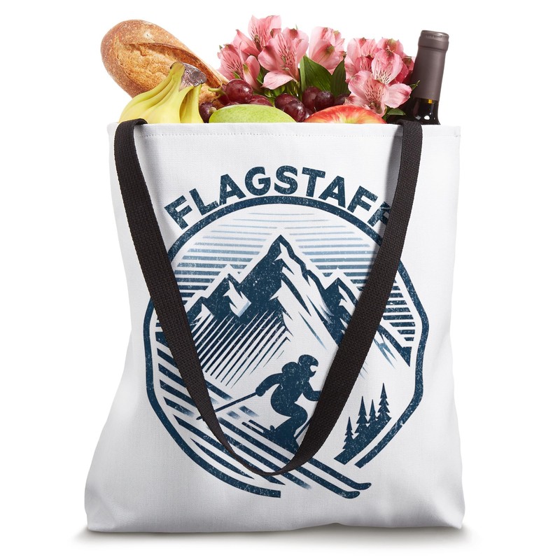 Flagstaff Ski Resort Winter Skiing Arizona Tote Bag