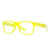 Classic"Buddy" Sunglasses, Clear/Yellow
