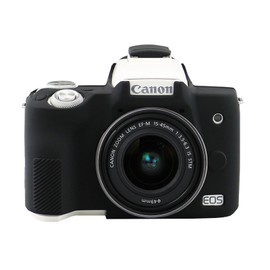 Easy Hood Camera Case for Canon EOS M50/M50 Mark II Digital Camera, Anti-Scratch Soft Silicone Case Cover Housing Protective Cover Protector Camera Body Skin Case (Black)