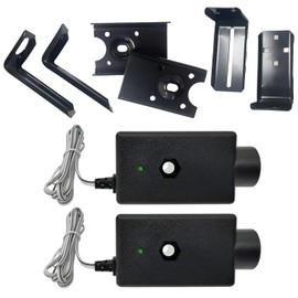 Lift Master 41A4373A Garage Door Safety Sensor and Bracket Kit Replacement for Lift Master Chamberlain Garage Door Opener, Safety Sensors Beam Eyes (Plastic Sensor) (Plastic Sensor+Metalic Bracket)