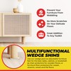 Toilet Shim leverles (40 Pack - Flexible Wdge)