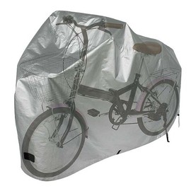 Maruto J1-PT Taffeta Bike Cover for Small Bikes, Includes Carrying Bag, Silver