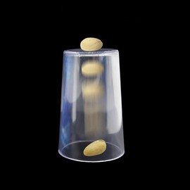 MOMOMAGE Pistachio Nuts Through Glass Cup Magic Tricks Funny Close up Magic Penetration Magic Mentalism Illusion Gimmick Props Magicians