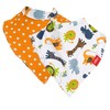 Nuby 2-pk Dribble Catcher Bandana bibs, Super Absorbent Drool Bib