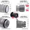 105mm Lens to 86mm Camera Lens Adapter,105mm-86mm Filter Step-Down Ring,Compatible