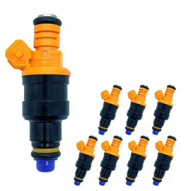 0280150943 Set of 8 Fuel Injectors - Compatible with Ford 1990-1996 F150 5.0L/1989-1996 F150 5.8L/1997-2003 F150 5.4L/1997-1999 F250 4.6L/1997-1999 F250 5.4L 5.8L/1999-2003 F250&F350 5.4L