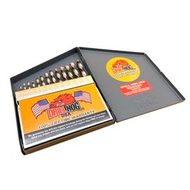 Drill Hog 13 Pc Niobium Left Hand Drill Bit Set Index Drill Bits