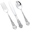 Joyido 150PCS Silver Plastic Silverware - Heavy Duty Silver Disposable