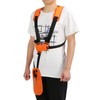AUNMAS Trimmer Shoulder Strap, Nylon Orange Brush Cutter Strap, Lawn